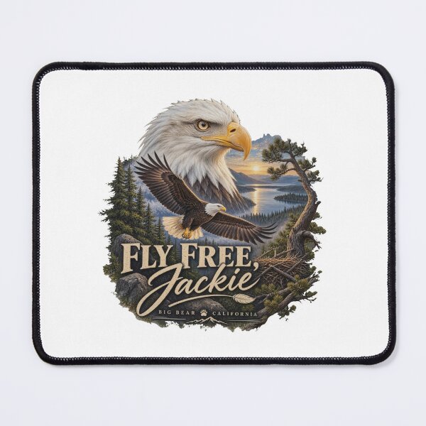 Item preview, Fly Free Jackie - Bald Eagle Jackie Memorial designed and sold by ciaro-media.
