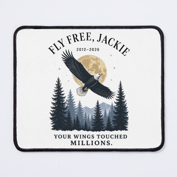 Item preview, Bald Eagle Jackie Memorial designed and sold by ciaro-media.