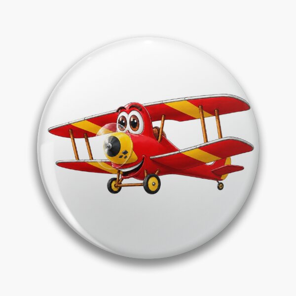 Item preview, Red Yellow Biplane Cartoon designed and sold by Scott Hayes.