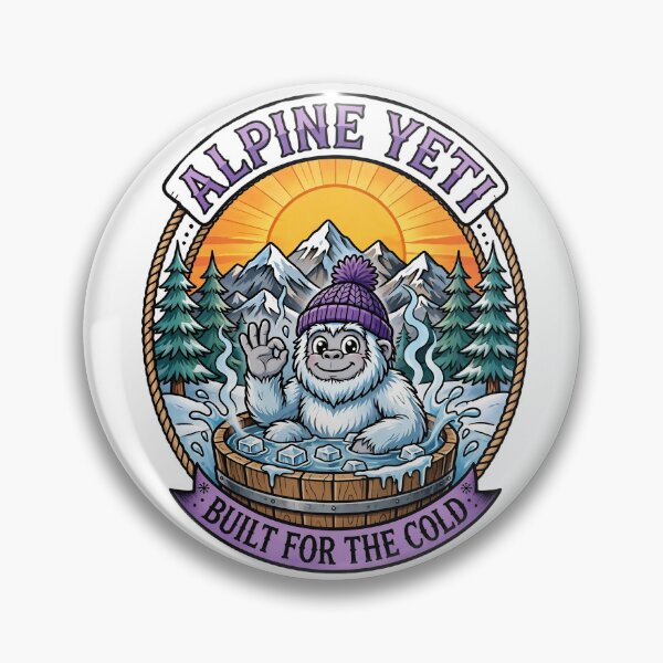 Item preview, Even Bigfoot Enjoys Cold Plunge - Funny Ice Bath Big Foot designed and sold by Neurospicy Trolls.