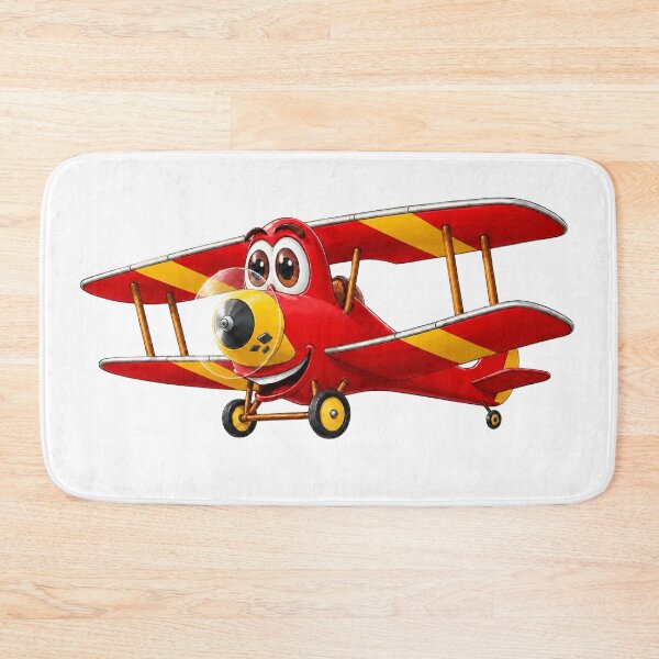 Item preview, Red Yellow Biplane Cartoon designed and sold by Scott Hayes.