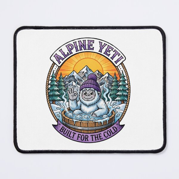 Item preview, Even Bigfoot Enjoys Cold Plunge - Funny Ice Bath Big Foot designed and sold by Neurospicy Trolls.