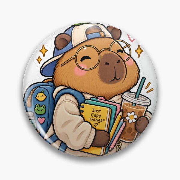 Item preview, Cute Capybara Student | Kawaii Back to School designed and sold by EliosMx.