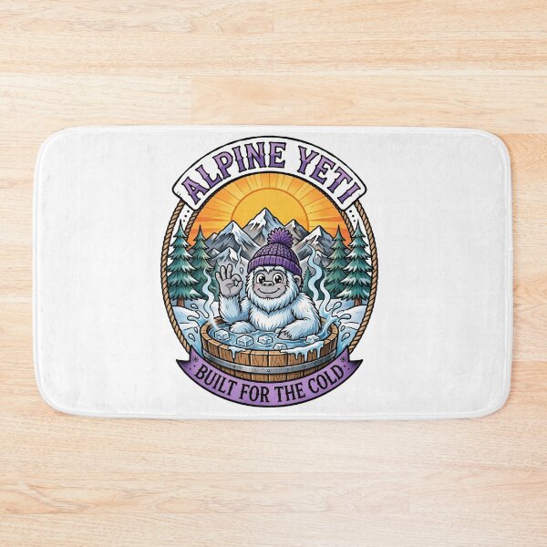 Item preview, Even Bigfoot Enjoys Cold Plunge - Funny Ice Bath Big Foot designed and sold by Neurospicy Trolls.