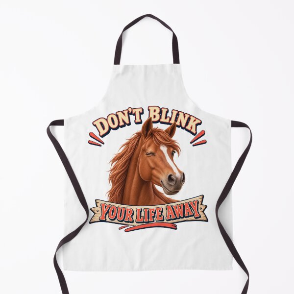 Item preview, Funny Winking Horse Don’t Blink Your Life Away designed and sold by Kolibra.