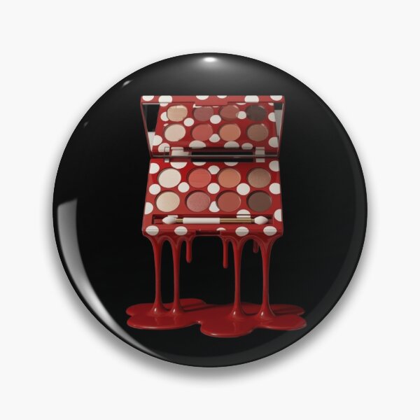 Item preview, Melting Polka Dot Eyeshadow Palette Makeup Pop Art designed and sold by YourColorsWall.