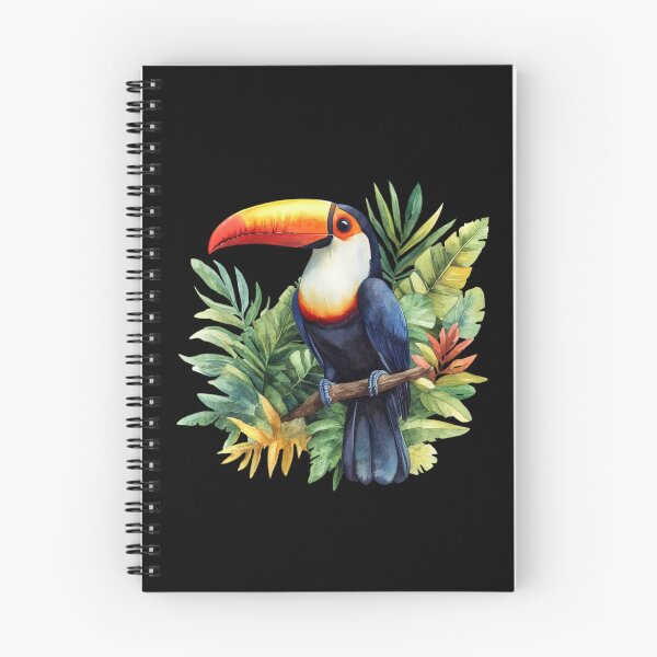 Item preview, Toucan Perched in Lush Foliage designed and sold by virdeiz.