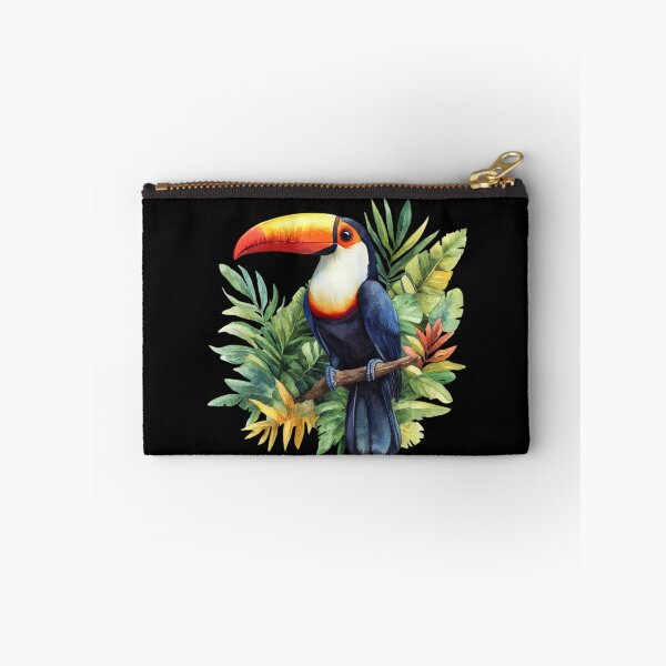 Item preview, Toucan Perched in Lush Foliage designed and sold by virdeiz.