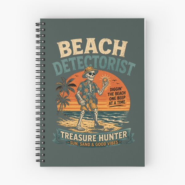 Item preview, Beach Detectorist Funny Metal Detecting Treasure Hunting Design designed and sold by MystiMagica.