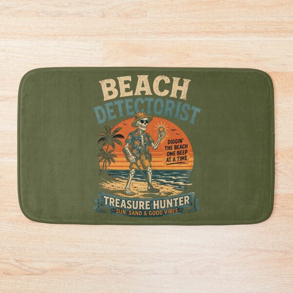 Item preview, Beach Detectorist Funny Metal Detecting Treasure Hunting Design designed and sold by MystiMagica.