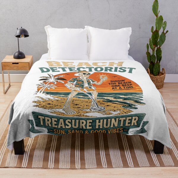 Item preview, Beach Detectorist Funny Metal Detecting Treasure Hunting Design designed and sold by MystiMagica.
