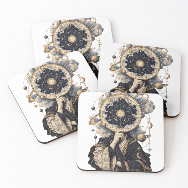 Item preview, Mystical Celestial Woman Cosmic Art designed and sold by YassJmShop.