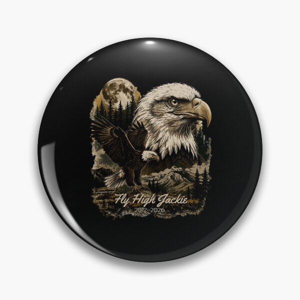 Item preview, Fly Free Jackie Bald Eagle Tribute designed and sold by ciaro-media.