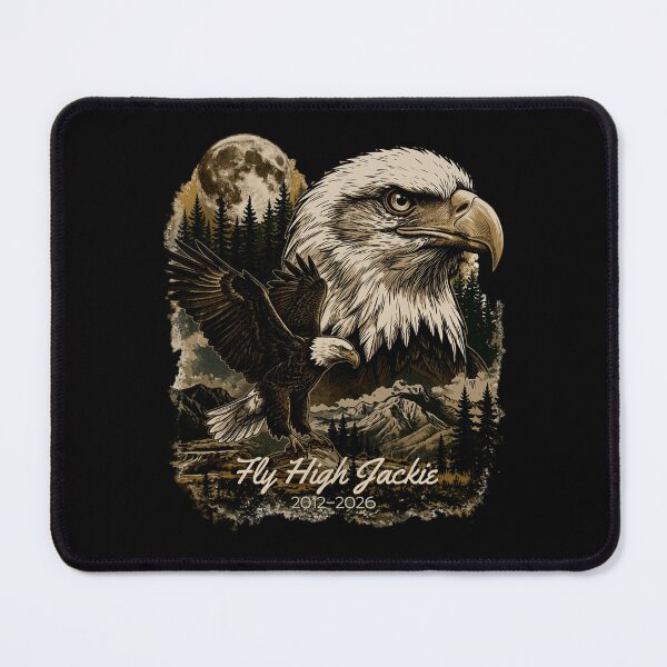 Item preview, Fly Free Jackie Bald Eagle Tribute designed and sold by ciaro-media.