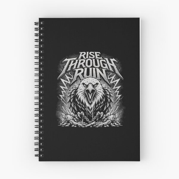Item preview, Eagle Rise Through Ruin Eagle Screaming Metal Graphic designed and sold by Enea Kelo.