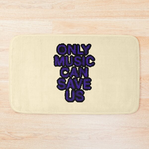 Item preview, Only Music Can Save Us Distressed Indie Grunge Quote designed and sold by creativerooney.