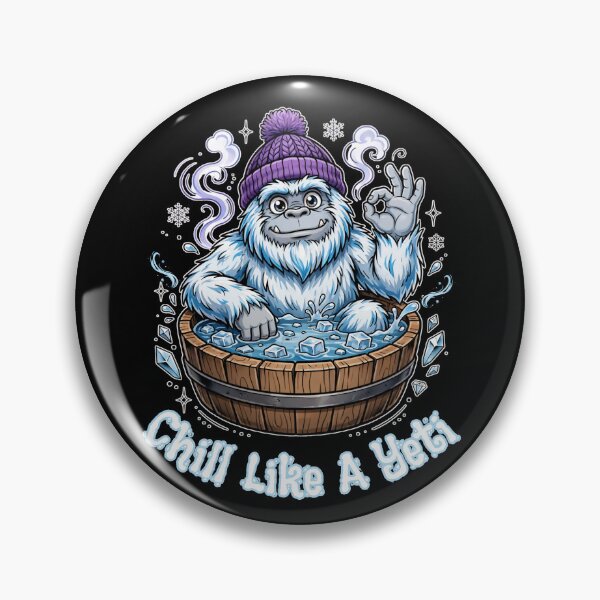 Item preview, Chill Like A Yeti Funny Ice Bath Cold Plunge designed and sold by Neurospicy Trolls.