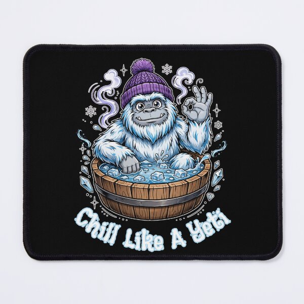 Item preview, Chill Like A Yeti Funny Ice Bath Cold Plunge designed and sold by Neurospicy Trolls.