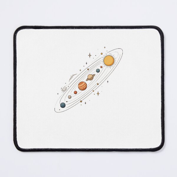 Item preview, Minimalist Solar System Planet Art designed and sold by YassJmShop.