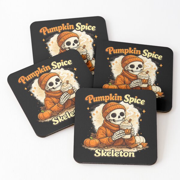 Item preview, Pumpkin Spice Skeleton Funny Halloween Coffee Lover Design designed and sold by mocci10.