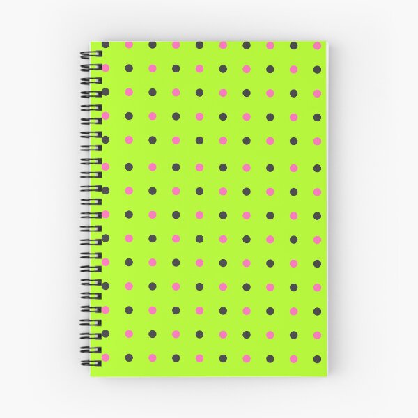 Item preview, Retro Neon Grid with Pink and Black Dots designed and sold by BriSher.