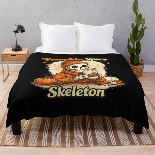 Item preview, Pumpkin Spice Skeleton Funny Halloween Coffee Lover Design designed and sold by mocci10.