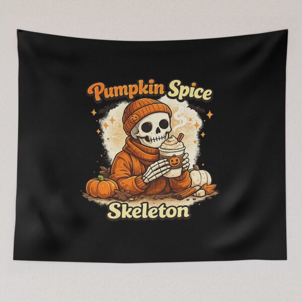 Item preview, Pumpkin Spice Skeleton Funny Halloween Coffee Lover Design designed and sold by mocci10.