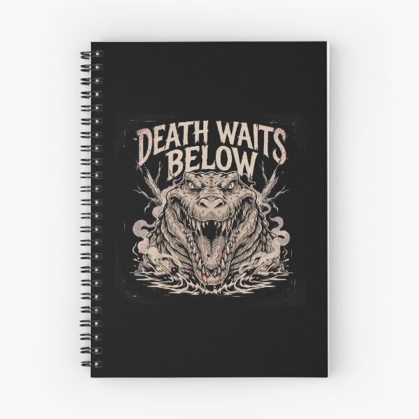 Item preview, Crocodile Death Waits Below Alligator Swamp Graphic designed and sold by Enea Kelo.