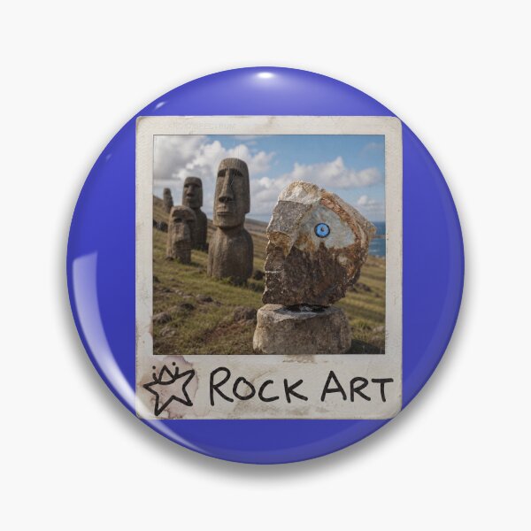 Item preview, Land Art: Head Sculpture on Easter Island with Moai. designed and sold by Elyssa Porlier.