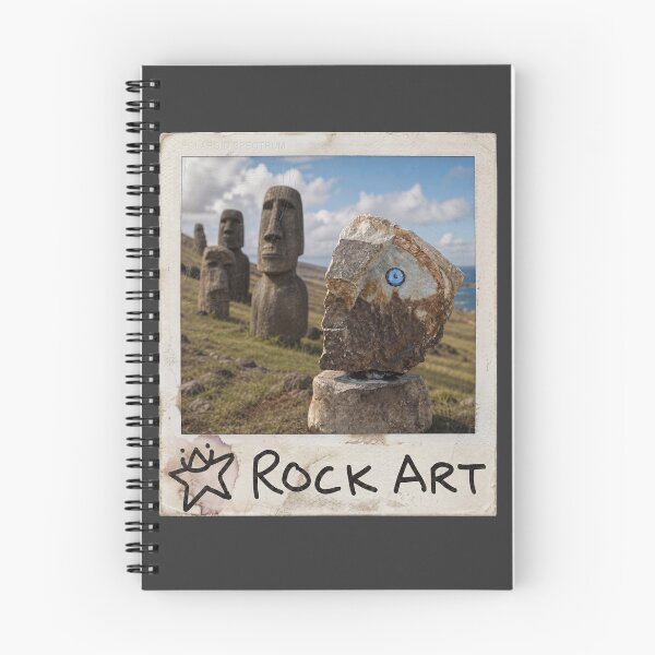 Item preview, Land Art: Head Sculpture on Easter Island with Moai. designed and sold by Elyssa Porlier.