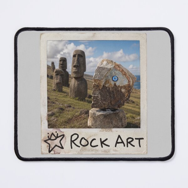 Item preview, Land Art: Head Sculpture on Easter Island with Moai. designed and sold by Elyssa Porlier.
