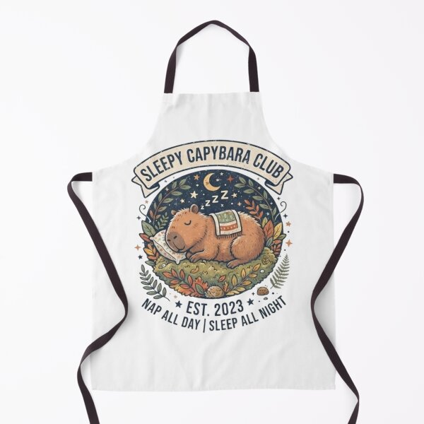 Item preview, Sleepy Capybara Club designed and sold by Tyagu.