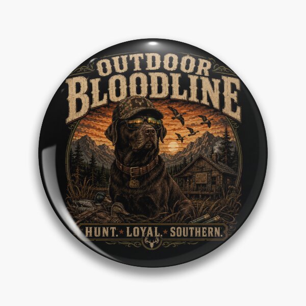 Item preview, Outdoor Bloodline Black Labrador Hunting Dog Vintage Southern designed and sold by will freed18.