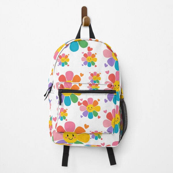Item preview, Colorful Smiley Flowers Retro Happy Floral Pattern Aesthetic designed and sold by NikBrin Prevail .