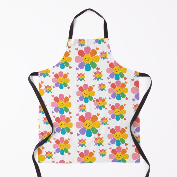 Item preview, Colorful Smiley Flowers Retro Happy Floral Pattern Aesthetic designed and sold by NikBrin Prevail .
