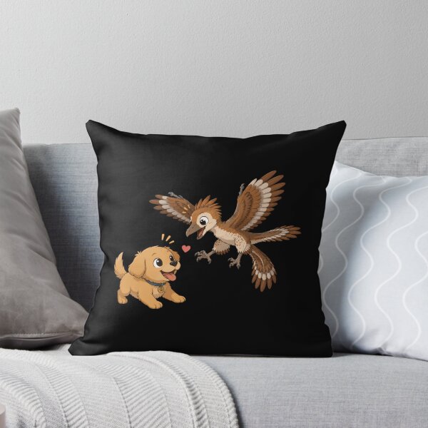 Item preview, archaeopteryx with dog designed and sold by Konvero.