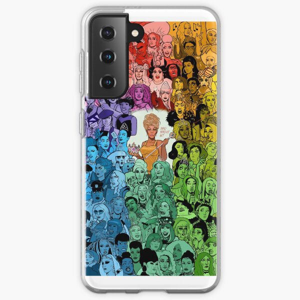 La familia Drag Race Funda blanda para Samsung Galaxy
