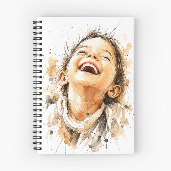 Item preview, A watercolor painting of a joyful childhood designed and sold by GRFORA.