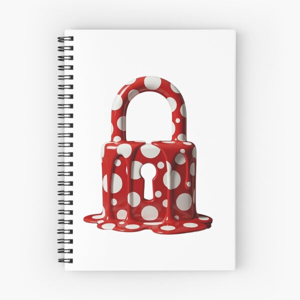 Item preview, Melting Polka Dot Padlock Security Pop Art designed and sold by YourColorsWall.