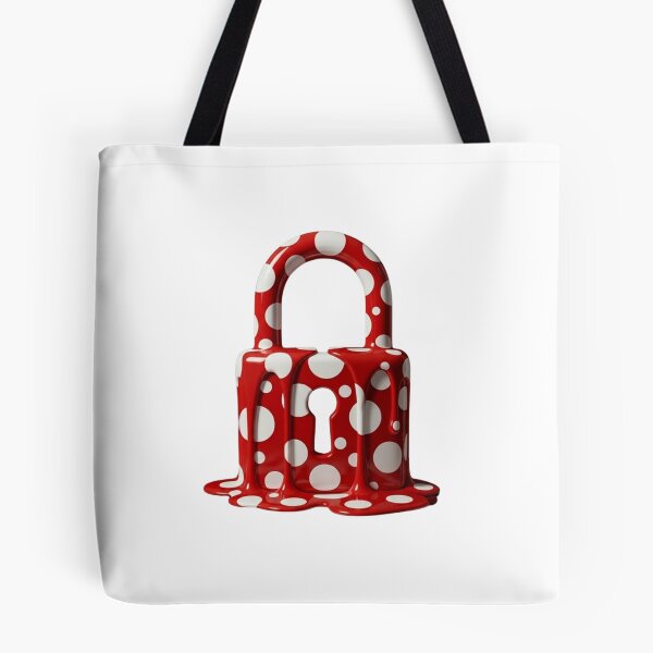 Item preview, Melting Polka Dot Padlock Security Pop Art designed and sold by YourColorsWall.