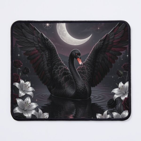 Item preview, Gothic Swan Queen | Dark Romantic Fantasy designed and sold by JanjjaSoulInk.