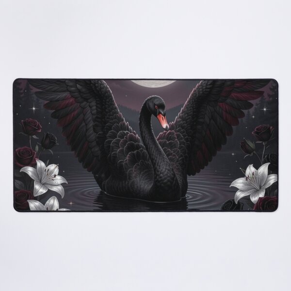 Item preview, Gothic Swan Queen | Dark Romantic Fantasy designed and sold by JanjjaSoulInk.