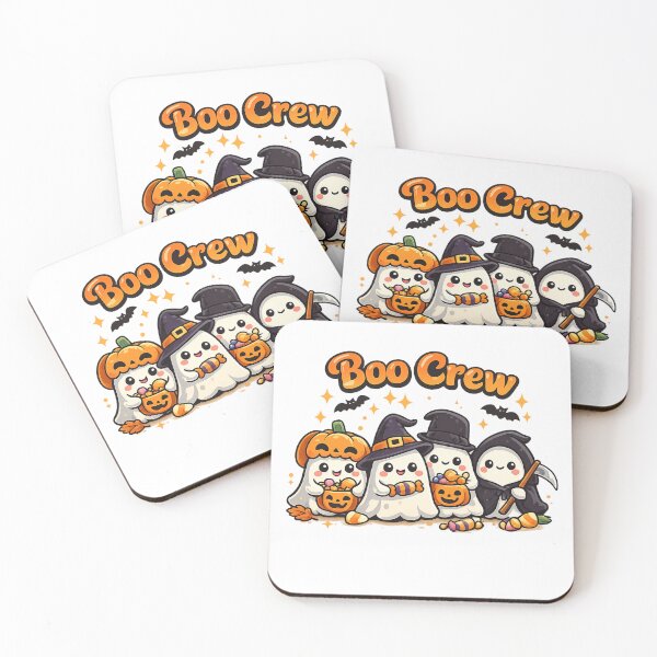 Item preview, Boo Crew Cute Ghost Family Halloween Retro Funny Design designed and sold by mocci10.
