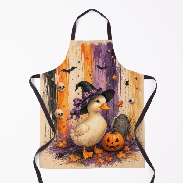 Item preview, Spooky Halloween Witch Duck Illustration designed and sold by Rohan132.