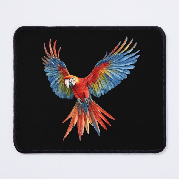 Item preview, Colorful Macaw in Flight designed and sold by virdeiz.