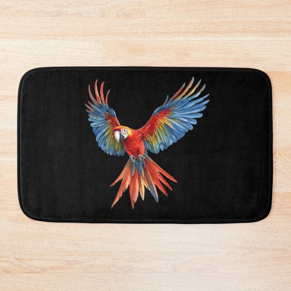 Item preview, Colorful Macaw in Flight designed and sold by virdeiz.