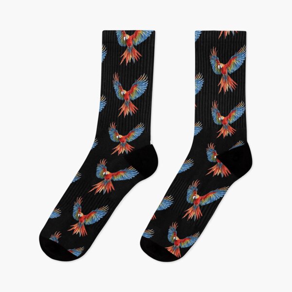 Item preview, Colorful Macaw in Flight designed and sold by virdeiz.