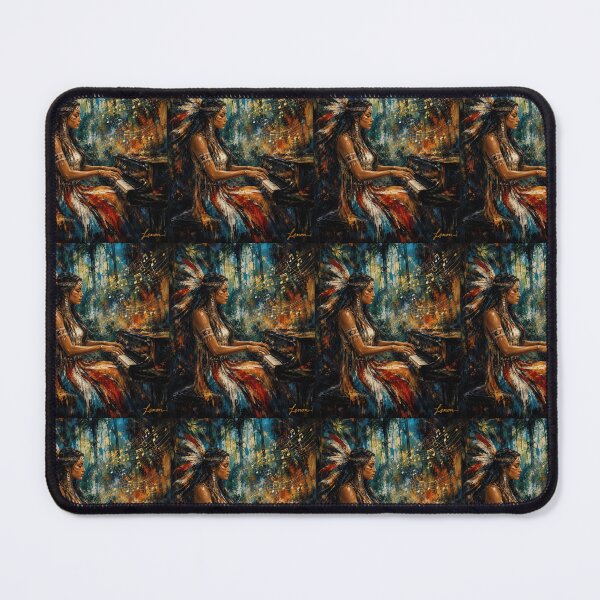 Item preview, Forest Melody Original Abstract Piano Art designed and sold by SHOCAMPOS DESIGNS .