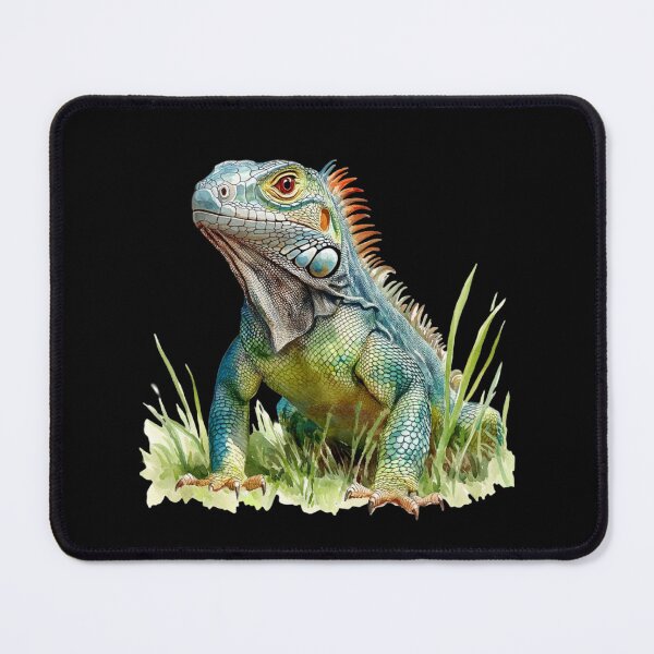Item preview, Vibrant Iguana in Grass designed and sold by virdeiz.
