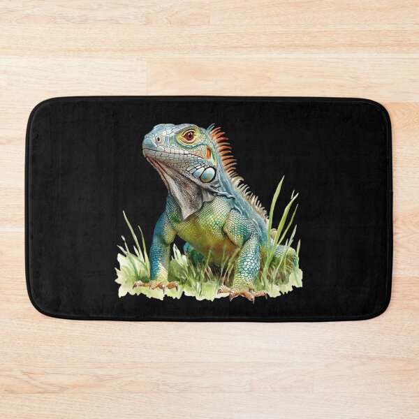Item preview, Vibrant Iguana in Grass designed and sold by virdeiz.